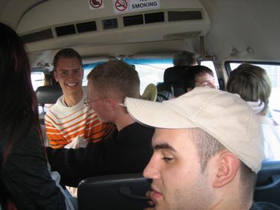 Unser Transport vom Flughafen zum Hostel. Unser Transport vom Flughafen zum Hostel.
